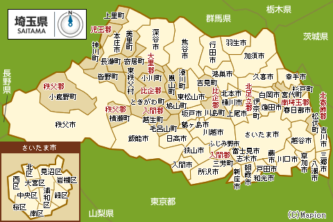 埼玉県地図