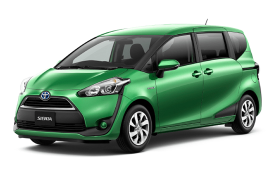 シエンタ　グリーンマイカメタリック