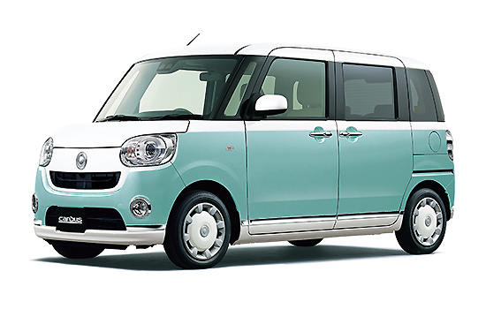 ムーヴ キャンバス パールホワイトⅢ×ファインミントメタリック2