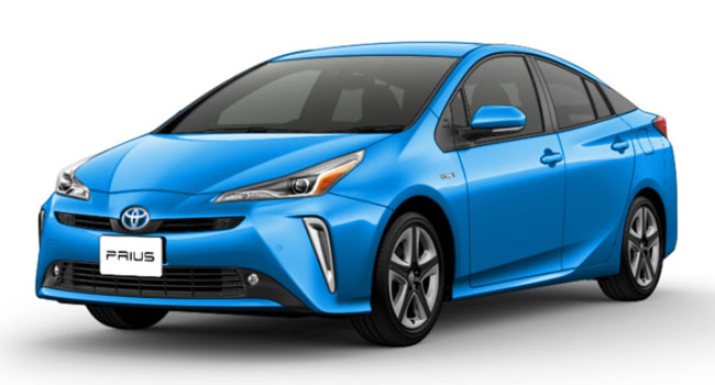 プリウス ブルーメタリック